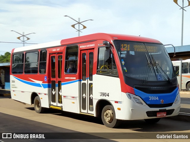 Jaguar Transportes Urbanos 3904 na cidade de Campo Grande, Mato Grosso do Sul, Brasil, por Gabriel Santos. ID da foto: 7697860.