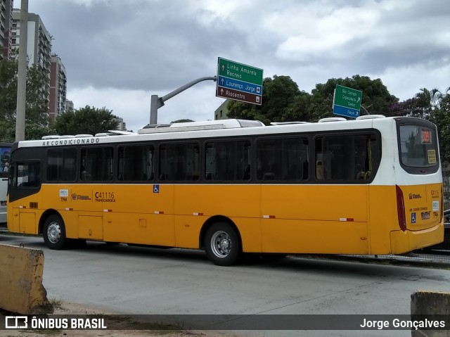 Real Auto Ônibus C41116 na cidade de Rio de Janeiro, Rio de Janeiro, Brasil, por Jorge Gonçalves. ID da foto: 7697535.