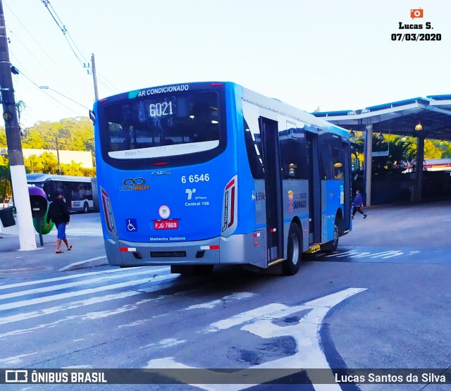 Transwolff Transportes e Turismo 6 6546 na cidade de São Paulo, São Paulo, Brasil, por Lucas Santos da Silva. Número da foto: #7697987.