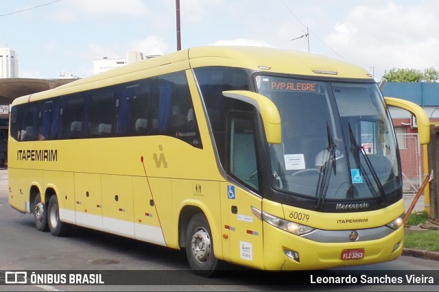 Viação Itapemirim 60079 na cidade de Porto Alegre, Rio Grande do Sul, Brasil, por Leonardo Sanches Vieira. ID da foto: 7697778.