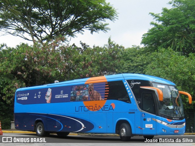 Litorânea Transportes Coletivos 5984 na cidade de São Paulo, São Paulo, Brasil, por Joase Batista da Silva. Número da foto: #7695787.