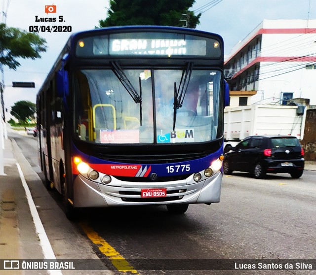 Viação Miracatiba 15.775 na cidade de São Paulo, São Paulo, Brasil, por Lucas Santos da Silva. Número da foto: #7695703.