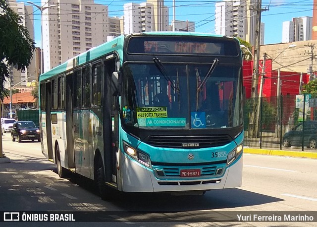 Rota Sol > Vega Transporte Urbano 35855 na cidade de Fortaleza, Ceará, Brasil, por Yuri Ferreira Marinho. ID da foto: 7699974.