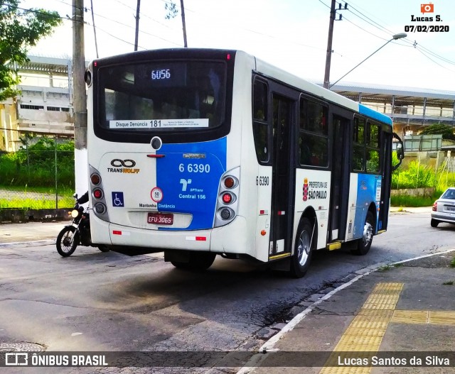 Transwolff Transportes e Turismo 6 6857 na cidade de São Paulo, São Paulo, Brasil, por Lucas Santos da Silva. Número da foto: #7698039.
