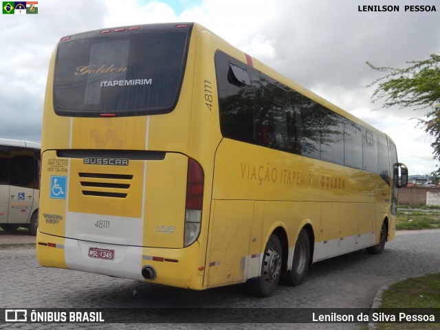 Viação Itapemirim 48111 na cidade de Caruaru, Pernambuco, Brasil, por Lenilson da Silva Pessoa. Número da foto: #7698379.