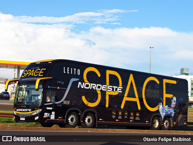 Expresso Nordeste 5610 na cidade de Cascavel, Paraná, Brasil, por Otavio Felipe Balbinot. Número da foto: #7698655.