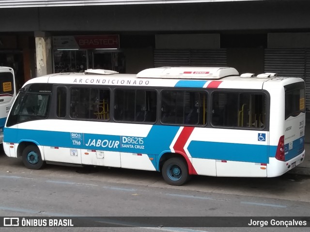 Auto Viação Jabour D86215 na cidade de Rio de Janeiro, Rio de Janeiro, Brasil, por Jorge Gonçalves. ID da foto: 7697504.