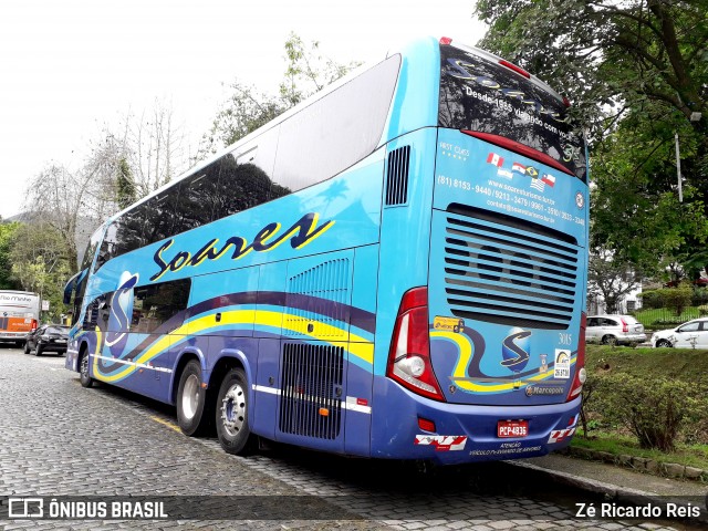 Soares Turismo e Fretamento 3015 na cidade de Petrópolis, Rio de Janeiro, Brasil, por Zé Ricardo Reis. Número da foto: #7702269.