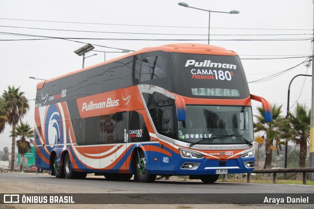 Pullman Bus 4083 na cidade de Coquimbo, Elqui, Coquimbo, Chile, por Araya Daniel . Número da foto: #7702677.