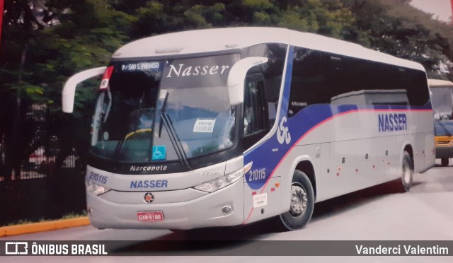 Viação Nasser 210115 na cidade de São Paulo, São Paulo, Brasil, por Vanderci Valentim. Número da foto: #7700628.