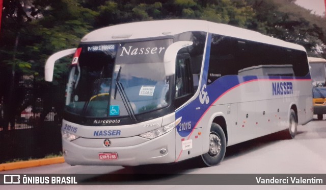 Viação Nasser 210115 na cidade de São Paulo, São Paulo, Brasil, por Vanderci Valentim. ID da foto: 7700628.