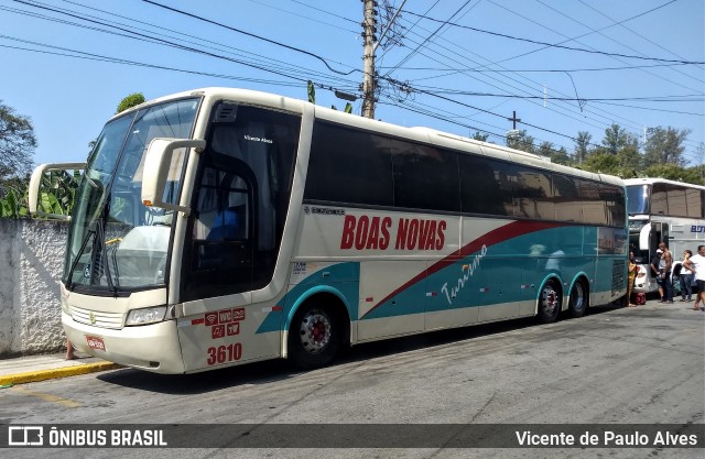 Boas Novas Turismo 3610 na cidade de Aparecida, São Paulo, Brasil, por Vicente de Paulo Alves. Número da foto: #7704944.