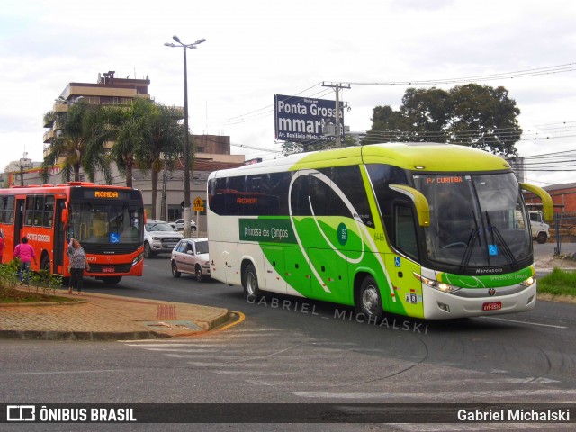 Expresso Princesa dos Campos 6466 na cidade de Ponta Grossa, Paraná, Brasil, por Gabriel Michalski. Número da foto: #7703382.