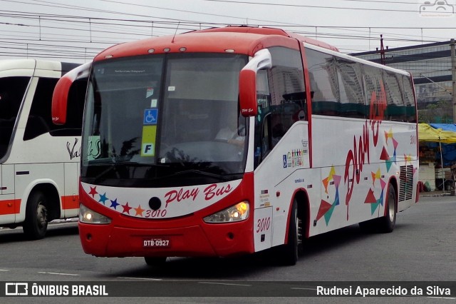 Play Bus Turismo 3010 na cidade de São Paulo, São Paulo, Brasil, por Rudnei Aparecido da Silva. ID da foto: 7702072.