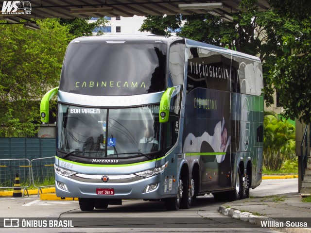 Viação Garcia 8684 na cidade de São Paulo, São Paulo, Brasil, por Willian Sousa. Número da foto: #7704200.