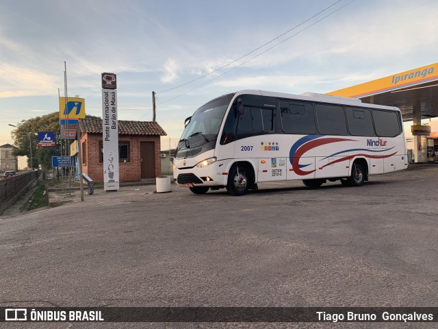 Nino Tur Transporte e Turismo 2007 na cidade de Jaguarão, Rio Grande do Sul, Brasil, por Tiago Bruno  Gonçalves. Número da foto: #7704688.