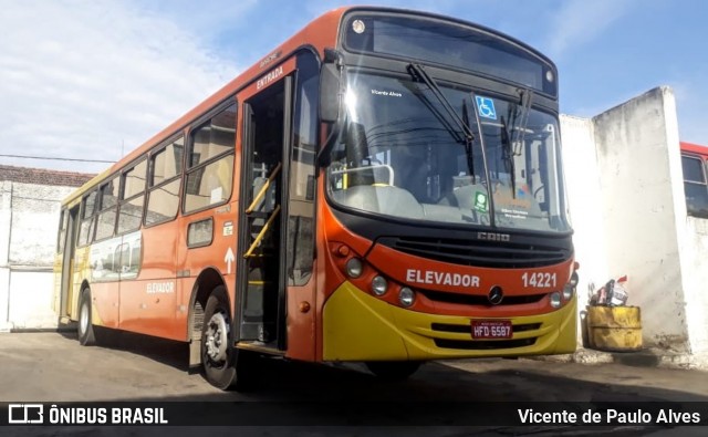 Expresso Unir 14221 na cidade de Pedro Leopoldo, Minas Gerais, Brasil, por Vicente de Paulo Alves. ID da foto: 7704412.