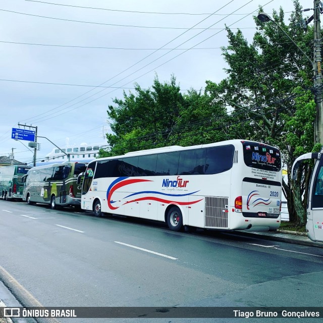 Nino Tur Transporte e Turismo 2020 na cidade de Itajaí, Santa Catarina, Brasil, por Tiago Bruno  Gonçalves. Número da foto: #7704681.