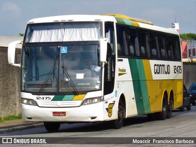 Empresa Gontijo de Transportes 12475 na cidade de São Paulo, São Paulo, Brasil, por Moaccir  Francisco Barboza. ID da foto: 7701641.