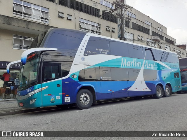 Marlim Azul Turismo 2828 na cidade de Petrópolis, Rio de Janeiro, Brasil, por Zé Ricardo Reis. Número da foto: #7702309.