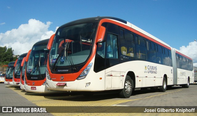 Visate - Viação Santa Tereza 787 na cidade de Caxias do Sul, Rio Grande do Sul, Brasil, por Joseí Gilberto Kniphoff. Número da foto: #7700900.