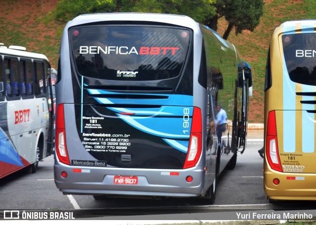 BBTT - Benfica Barueri Transporte e Turismo 1908 na cidade de São Paulo, São Paulo, Brasil, por Yuri Ferreira Marinho. ID da foto: 7703358.