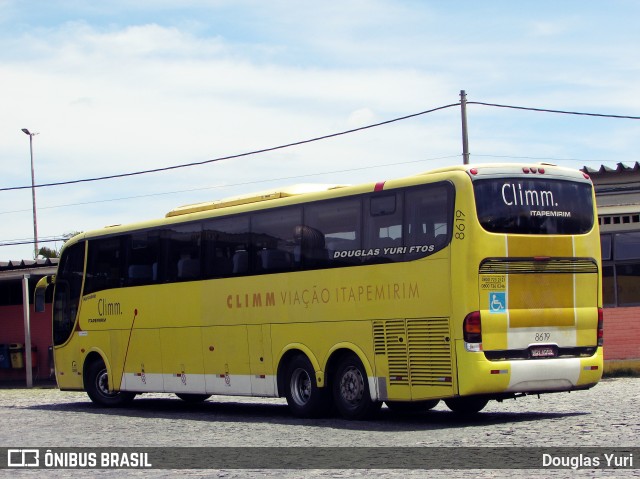 Viação Itapemirim 8619 na cidade de Belo Horizonte, Minas Gerais, Brasil, por Douglas Yuri. ID da foto: 7703052.