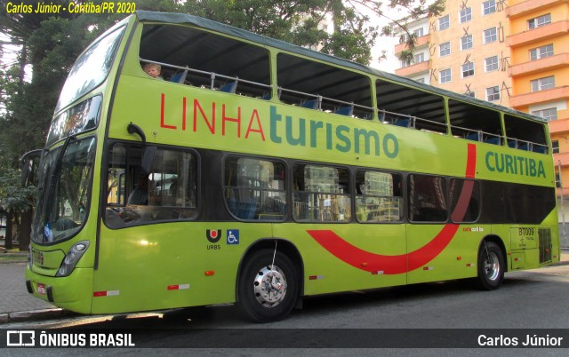 Transporte Coletivo Glória BT009 na cidade de Curitiba, Paraná, Brasil, por Carlos Júnior. Número da foto: #7704056.