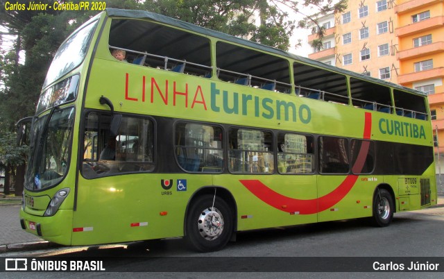 Transporte Coletivo Glória BT009 na cidade de Curitiba, Paraná, Brasil, por Carlos Júnior. ID da foto: 7704056.