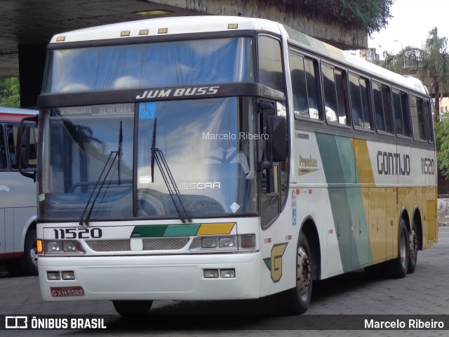 Empresa Gontijo de Transportes 11520 na cidade de Belo Horizonte, Minas Gerais, Brasil, por Marcelo Ribeiro. ID da foto: 7703343.