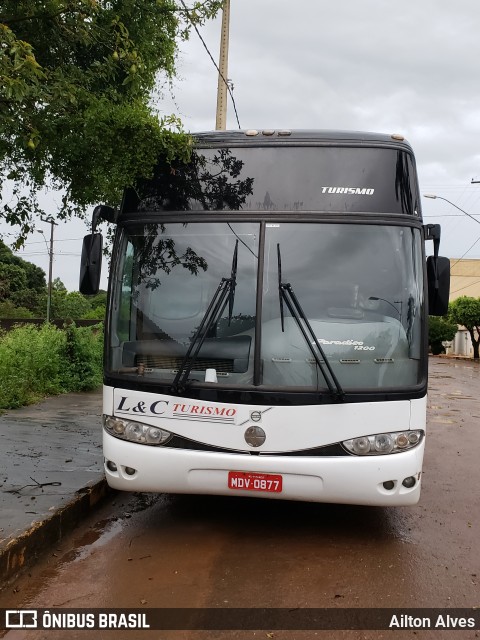 L&C Turismo 1803 na cidade de Pompéu, Minas Gerais, Brasil, por Ailton Alves. ID da foto: 7700723.