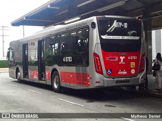 Express Transportes Urbanos Ltda 4 8783 na cidade de São Paulo, São Paulo, Brasil, por Matheus  Daniel. Número da foto: #7703483.