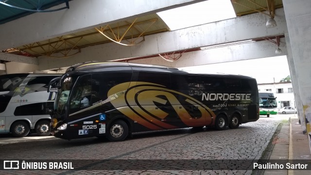 Expresso Nordeste 5025 na cidade de Joinville, Santa Catarina, Brasil, por Paulinho Sartor. Número da foto: #7708686.