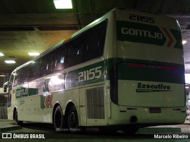 Empresa Gontijo de Transportes 21155 na cidade de Belo Horizonte, Minas Gerais, Brasil, por Marcelo Ribeiro. ID da foto: 7707875.