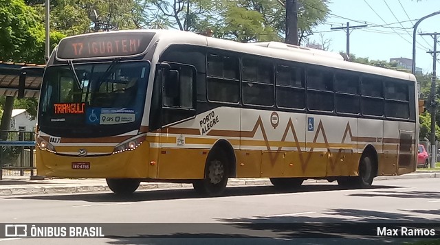 Companhia Carris Porto-Alegrense 0837 na cidade de Porto Alegre, Rio Grande do Sul, Brasil, por Max Ramos. Número da foto: #7705592.