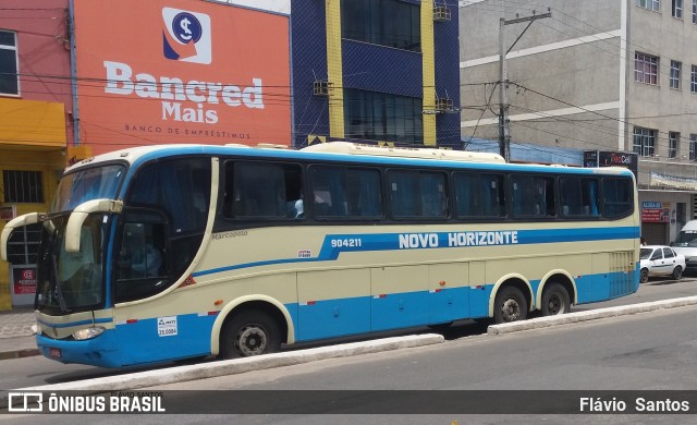 Viação Novo Horizonte 904211 na cidade de Vitória da Conquista, Bahia, Brasil, por Flávio  Santos. ID da foto: 7706823.