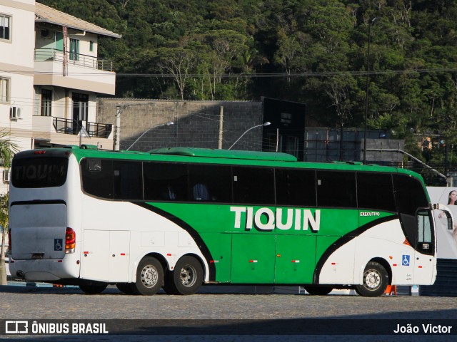 Transporte e Turismo Tiquin 3360 na cidade de Balneário Camboriú, Santa Catarina, Brasil, por João Victor. ID da foto: 7709662.