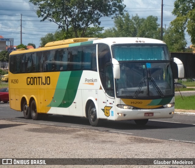 Empresa Gontijo de Transportes 14290 na cidade de Teresina, Piauí, Brasil, por Glauber Medeiros. ID da foto: 7706440.