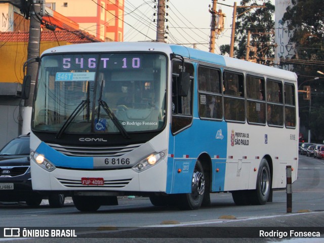 Cooper Líder > A2 Transportes 6 8166 na cidade de São Paulo, São Paulo, Brasil, por Rodrigo Fonseca. ID da foto: 7707174.