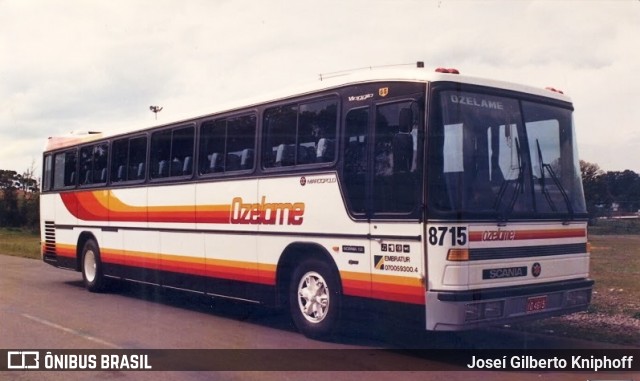 Ozelame Transportes 8715 na cidade de Caxias do Sul, Rio Grande do Sul, Brasil, por Joseí Gilberto Kniphoff. Número da foto: #7709357.