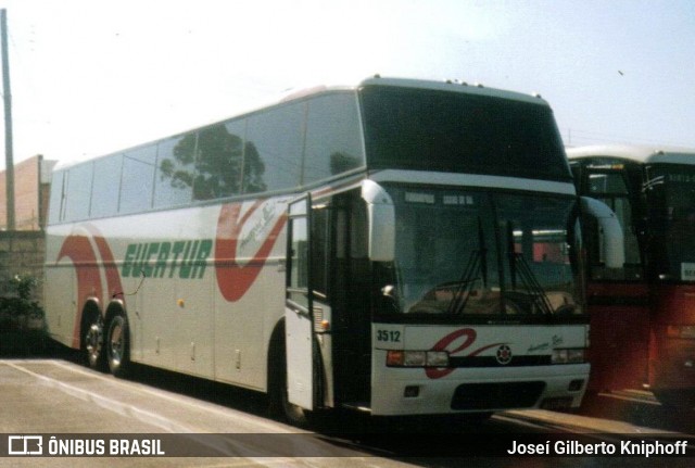 Eucatur - Empresa União Cascavel de Transportes e Turismo 3512 na cidade de Caxias do Sul, Rio Grande do Sul, Brasil, por Joseí Gilberto Kniphoff. ID da foto: 7706544.