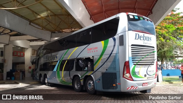 Debus Turismo 2018 na cidade de Joinville, Santa Catarina, Brasil, por Paulinho Sartor. Número da foto: #7708979.