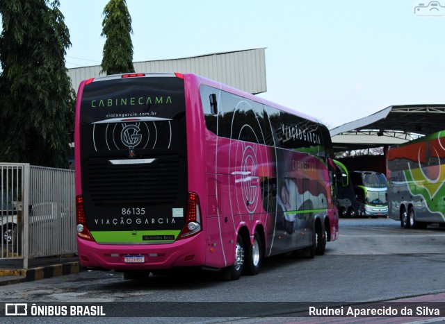 Viação Garcia 86135 na cidade de São Paulo, São Paulo, Brasil, por Rudnei Aparecido da Silva. Número da foto: #7706324.