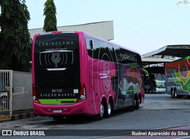 Viação Garcia 86135 na cidade de São Paulo, São Paulo, Brasil, por Rudnei Aparecido da Silva. ID da foto: 7706324.