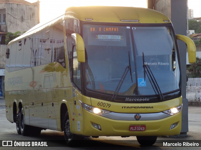 Viação Itapemirim 60079 na cidade de Belo Horizonte, Minas Gerais, Brasil, por Marcelo Ribeiro. Número da foto: #7705195.