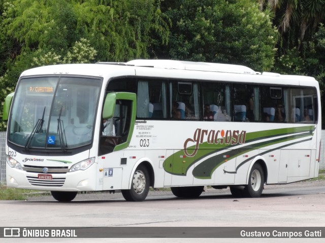 Viação Graciosa 023 na cidade de Curitiba, Paraná, Brasil, por Gustavo Campos Gatti. Número da foto: #7705576.