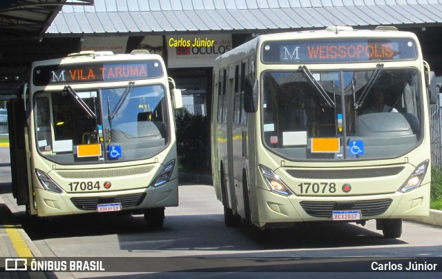 Expresso Azul 17078 na cidade de Pinhais, Paraná, Brasil, por Carlos Júnior. Número da foto: #7707628.