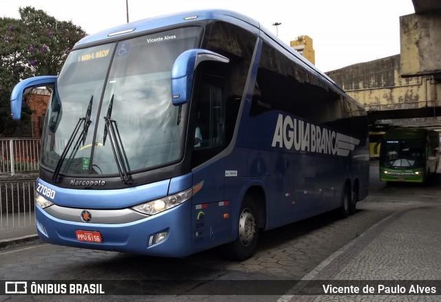Viação Águia Branca 27080 na cidade de Belo Horizonte, Minas Gerais, Brasil, por Vicente de Paulo Alves. Número da foto: #7706584.