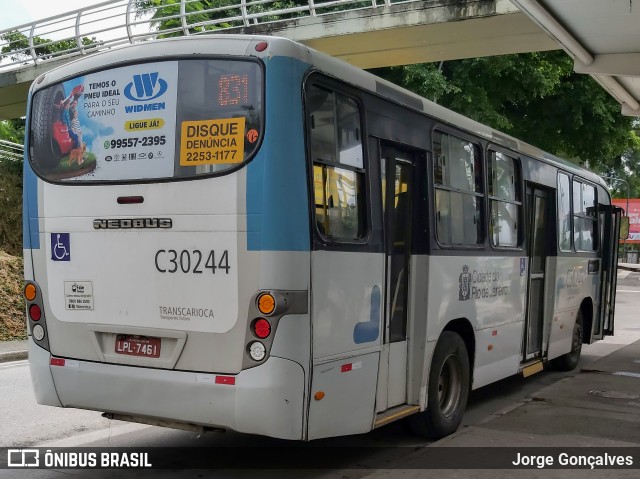 Transportes Futuro C30244 na cidade de Rio de Janeiro, Rio de Janeiro, Brasil, por Jorge Gonçalves. Número da foto: #7705611.
