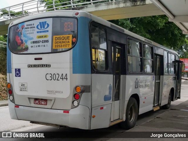 Transportes Futuro C30244 na cidade de Rio de Janeiro, Rio de Janeiro, Brasil, por Jorge Gonçalves. ID da foto: 7705611.